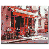 Paint by Numbers Flowers Art Heart Tree 3-Piece Triptych